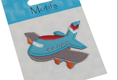 Plane Iron Or Sew On Motif