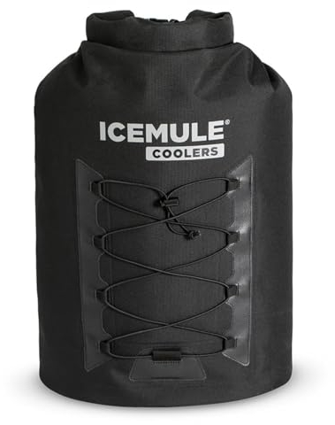 ICEMULE Pro XLarge Faltbarer Rucksack-Kühler - Hände frei, 100% wasserdicht, 24+ Stunden Kühlung, weiche Seitenkühler für Wandern, Camping, Angeln & Picknicks, 33 Liter, passend für 24 Dosen + Eis,