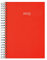 edition cumulus 2025/2026 Dicker Kalender DIN A4 – HIBISCUS (red) - MADE IN GERMANY - Ideal fürs Büro – Spiralbindung – pro Tag eine volle A4 Seite Platz – Aug 24 – Aug 25