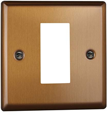 Varilight DataGrid Plate (1 Grid Space) Brushed Bronze
