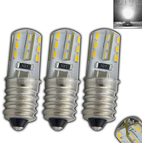 PB-Versand 3x E14 warmweiß für Ihre Kühlschrank, Nähmaschine, Nachttischlampe oder andere kleine Lampen (1,5W - tageslichtweiß 4500K)