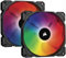 Corsair iCUE SP140 RGB PRO, 140mm RGB LED (Geräuscharm, hoher Luftdurchsatz, Gehäuse-Kühlung-Lüfter, Doppelpack mit Lighting Controller) Schwarz