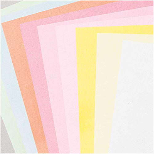 Rico Filz Platten Set Pastell, mit 10 Platten A4,20x30 cm