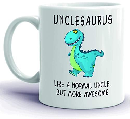 CiderPressMugs® Unclesaurus Mug Uncle Gift Dinosaur Birthday Christmas