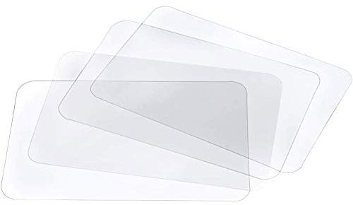Tbkoeudhg Tovaglietta Trasparente Lavabile Tovaglietta per Tavolo da Antiscivolo Resistente al (8 Pezzi)