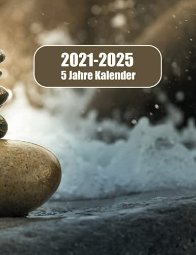 2021-2025 5 Jahre Kalender