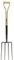 JCB - Heritage Garden Fork - Heavy Duty Professional Site and Gardening Tools - Forca da scavo per coltivare, bordare, spostare il terreno, preparare il terreno, piantare alberi, scavare trincea e