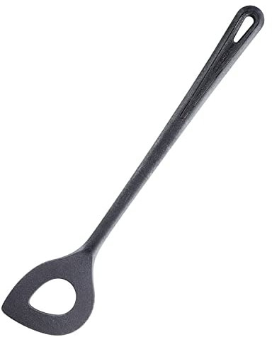 Westmark Gentle Plus 28842275 Cuillère à trou pointu résistant à la chaleur jusqu'à 270 °C Noir 30 cm