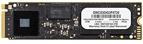 SSD 500GB 7.4/6.8 Aura Pro IV M.2 OWC | AB macOS 10.13 High Sierra