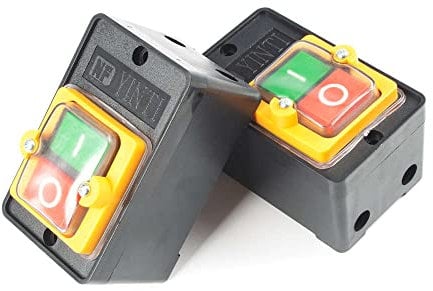 Interruttore a pulsante di comando impermeabile 2PCS ON/OFF 10A 220V 380V per macchinari e macchine tessili