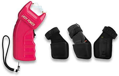 kogu Set Elektroschocker PTB Lady Power 200.000 V mit Holster für Power 200/Lady Power