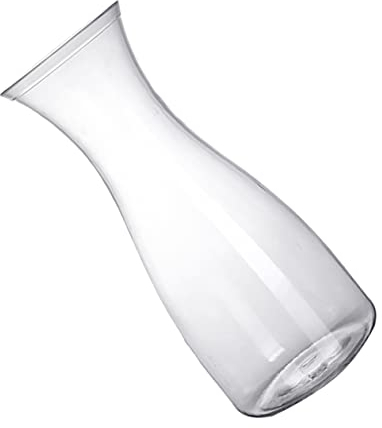 SHOWERORO Wide Use Acrylic Wine Carafe Red Wine Decanter Serve at Home Kitchen Bar Club or Party