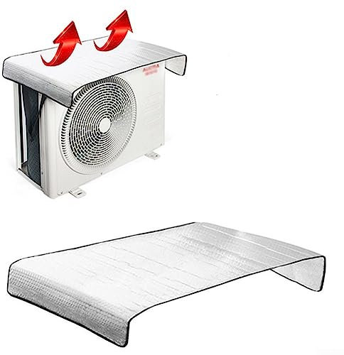 Cubierta de aire acondicionado al aire libre, protectores de aire acondicionado, cubierta de protección solar 46 x 95 cm