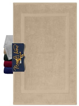 Marie´s Home Duschvorleger klassisch für Dusche, Wanne und WC 1612.2351, 50 x 80 cm, Stone