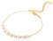 Mycelestia wasserfestes Ohana Sommer Armband aus Gold und hochwertigem Edelstahl -Hawaii Outfit Damen - Premium Perlen Armband - Geschenkidee - 18k vergoldeter wasserfester Edelstahl mit Gold
