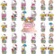 25 Stück Themen-Kuchenaufsätze für Babyparty, Geburtstagsfeier, Dekorationszubehör-C Geburtstagskuchen Dekoration, Baby-Kuchen Dekoration, Happy Birthday Cake Topper,