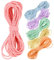 SOESFOUFU 6 Piezas banda de goma de hilo elástico pulseras de colores cadena de pulsera elástica cordones elasticos lazos pelo coleccionistas cordón para hacer pulseras cuerda elástica joyas