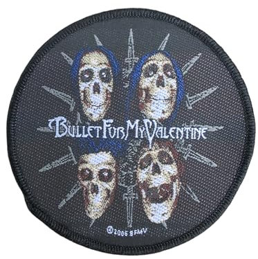 Bullet for my Valentine Écusson rond Motif tête de mort