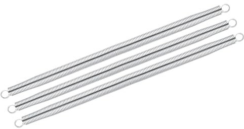 QUARKZMAN 3pz Piega Tubi Molla Acciaio, OD 20,8mm/0,82 Tubi Piegatubi Tubi a Molla Acciaio 550mm/21,65 Lunghezza per Tubi PVC Ristrutturazioni Domestiche Cablaggio Elettricista, Argento