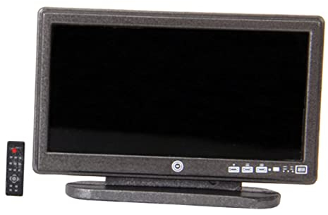 Vaguelly Tv- Für Puppenhaus Maßstab 112 Mini-tv-Spielzeug Safe Für Kinder Fernbedienung Für Spielzimmer-Set