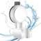 Shower Head Holder, Strong Suction Cup Shower Bracket,Height Adjustable Lightweight Shower Bracket, No Drilling & Quick Installation, Universal Wall Mounted Hand Shower Bracket for Bathroom(White)