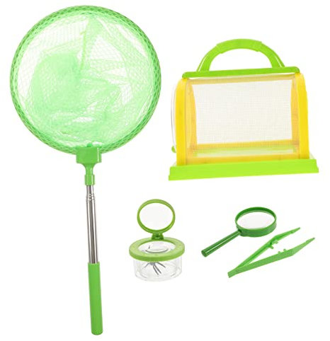 MUSISALY 1 Satz Insektenbeobachtungsset Outdoor-Spielzeug für Kleinkinder Kinderanzüge Kinder Outdoor Spielzeug Kinder draußen Spielzeug Käfig für Kinder Critter-Fänger Kunststoff Green