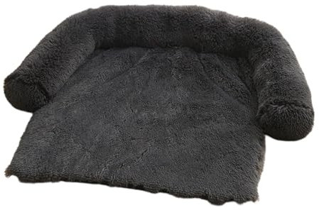 MEIION Hypet - beruhigender Möbelschutz Plüsch Hundebett Couch, wasserdicht & rutschfest, maschinenwaschbar, für große & kleine Hunde, Sofaschutz