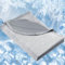 Immver Cooling Blanket for Night Sweats & Hot Sleepers, Q-Max>0.5, Arc-Chill Tech, Cool Fibre Summer Throw, Breathable & Lightweight, Double/Twin Size 150x200cm (Grey)