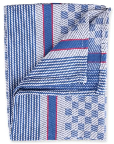 50 Stück Hygoclean Grubenhandtuch Standard, blau-weiß, L: 90cm, B: 50cm, Karton, Grubenfrottiertücher, Baumwolletücher, Handtücher