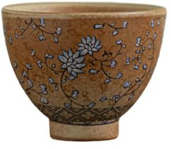 Juego de té Kung Fu de cerámica de viaje enredado azul y blanco, azul y blanco enredado, taza de té