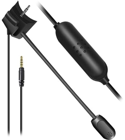 Generisch QC35 II -Mikrofonkabel - Auslegermikrofonkabel für QC35 für QC 35 II - 35 Kopfhörer -Boom -Mikrofonkabel mit Lautstärke und stolm