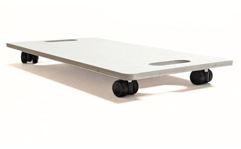 150KG Heavy Duty Hand Dolly Trolley Cart Furniture Moving Wooden Platform Mover Swivel Castors Perfect For Home, Workplace Or Professional Removals Use Wooden Dolly Trolley (1, 30cm (W) x 60cm (L))