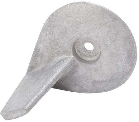Walmeck Anode der Bootsmotorausstattung, Aluminiumlegierung 822157T2 Ersatz für Mariner 25-50 2 4 Strich, mit Opferanode Zum Schutz von Propellern, Streben, Lagern usw. vor Unterwasser