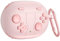 JZ Custodia per Beats Studio Buds/Studio Buds + (2023) con ricarica wireless e cablata, custodia protettiva in silicone ecologico con portachiavi, rosa