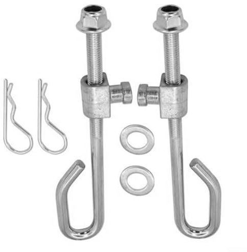 Essential GX24864 - Sollevatore per tosaerba completo di dadi di bloccaggio e rondelle, progettato per adattarsi ai modelli di trattori più diffusi come il D110