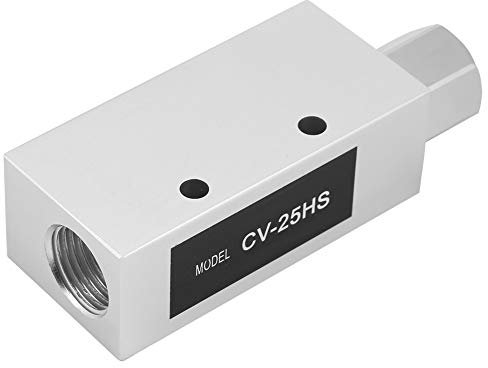 Generatore di Vuoto, Akozon CV-25HS Compatto in Lega Di Alluminio Eiettore Pneumatico Del Generatore Di Vuoto Di Scarico Dell'Aria Con Silenziatore