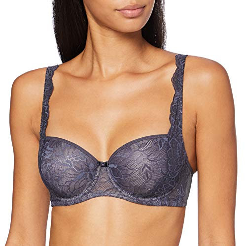 Triumph Women's Amourette Charm WHP02 Wired Padded Bra, Pebble Grey, 32DD