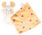 Carre Douceur Doudou Souris Fruits DE Saison 17CM