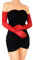 XXDingbs Damen Sexy Sheer Handschuhe Mesh Tüll Super Lange Handschuhe Oper Weihnachten Kostüm Party Tanzhandschuhe, Rot/Ausflug, einfarbig (Getaway Solids), Einheitsgröße