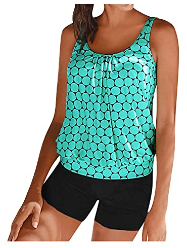 XTBFOOJ waveboard Kinder ab 10 Jahre Badeanzug rückenfrei bauchweg Badeanzug bademode bikiki Damen Tankini mit Shorts Tankini Damen mit Shorts sportbadeanzüge für Damen Badeanzug top bademode