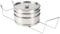 Argento Acciaio Inox Vapore Vapore in Acciaio Inox Vapore, Cestello Fornello Accessori Pentola Fornelli A Pressione Accessori 3 Piani, Menù