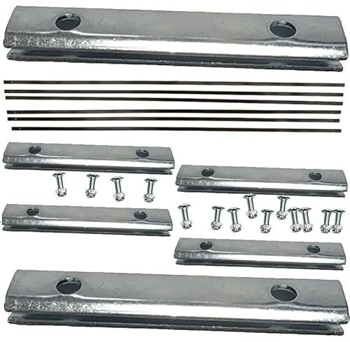 New 12ft trampoline enclosure cable wire & Clamp fittings (6 cable wire + Fittings)