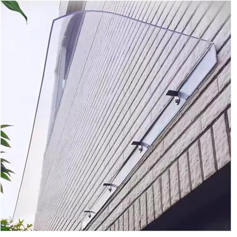 CghhDY Pensilina Ingresso Tettoia Porta e Ingresso Protezione dai Raggi UV 3.5mm per Pergola, Portico, Personalizzabile (Size:40x240cm)