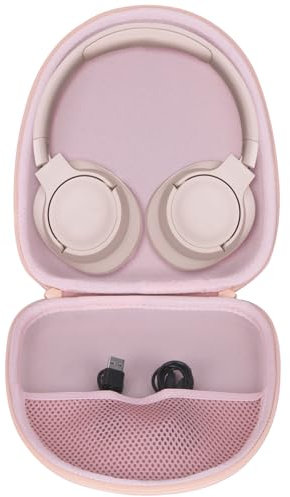 Lebakort Hart Reise Schutz Hülle Etui Tasche für JBL Tune 510BT 710BT 720BT 660NC 700BT 760NC 750BTNC 660NC 560BT 570BT 520BT 670BT 770NC JBL Live 650BTNC 400BT 500BT Bluetooth Kopfhörer (Rosa)