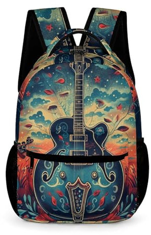 TNFHSOFT Dream Gitarre 3D Drucken Flanell Fleecedecke Decke Microfaser Kuscheldecke Decke Kinder Erwachsene Wohndecke Für Bett & Sofa Reisedecke One Size Inches