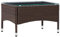 NQJIBUE Item-Coffee Tisch, braun, 60 x 40 x 36 cm, Poly-Rattan, Outdoor-Tische