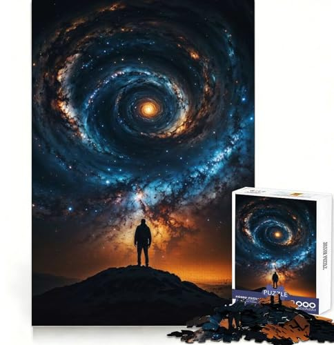 Das besinnliche 1000-Teile-Puzzle für Teenager Gehirntrainingsspielzeug, beruhigende Fluchtkunst, Montage, durchdachtes Geschenk 38x52cm