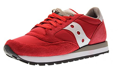 Saucony L'alta qualità costruttiva delle sneakers Jazz Saucony Originals si sposa con il massimo comfort e l'incredibile leggerezza. La tomaia in morbida pelle scamosciata con inserti in nylon ha uno