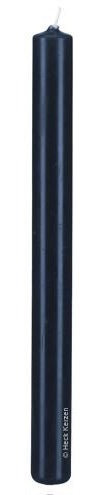 Stabkerzen 12 Dunkelblau Nachtblau 25 x 3 cm, deutsche Markenkerzen tropffrei für Kerzenleuchter, Kerzen Leuchterkerzen