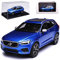 Kyosho Volvo XC60 II SPA SUV Bursting Blau 2. Generation Ab 2017 1/43 Modell Auto mit individiuellem Wunschkennzeichen